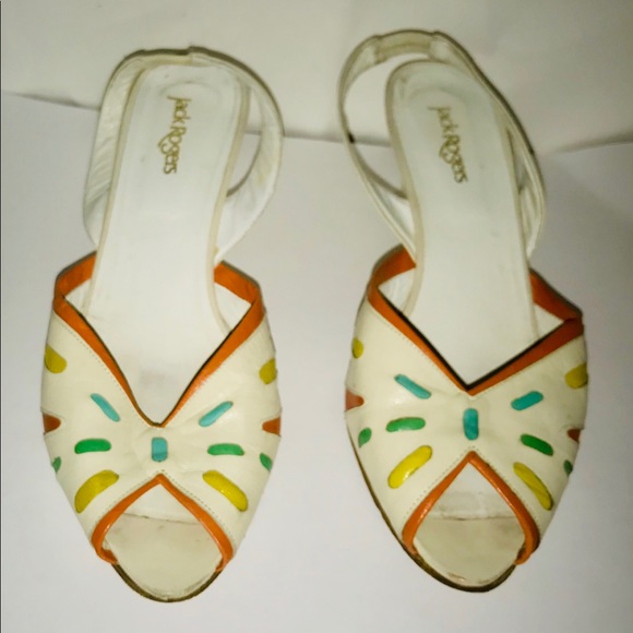 Jack Rogers Other - Jack Rogers Open Toe Wedge Heel Sandals 7.5 Swim
